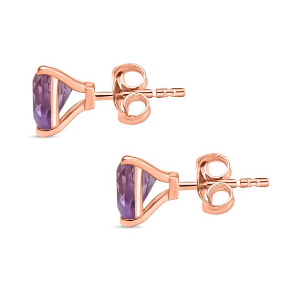 AA Rose De France Amethyst Ohrringe - 2,20 ct. image number 4