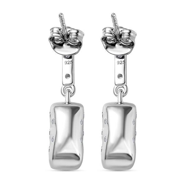 Ceylonfarbener Quarz Ohrringe, ca. 3,92 ct. image number 5