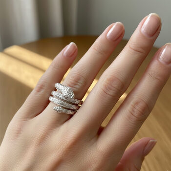 D'Joy 925 Silber Ring (Gr&ouml;&szlig;e 17.00) ca. 8,80g