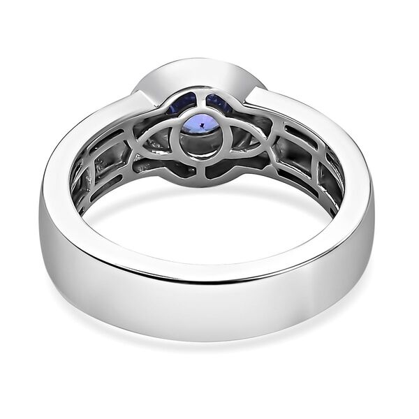 AAA Tansanit Solitär Ring- 0,58 ct. image number 6