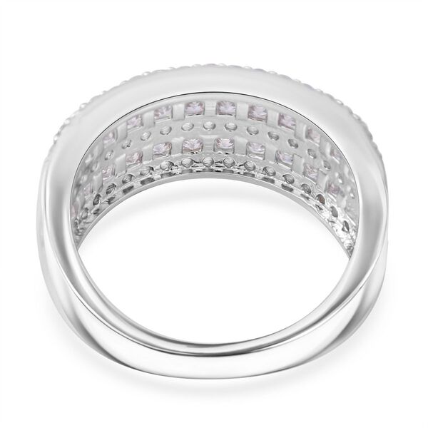 Wei&szlig;er Zirkonia Ring 925 Silber rhodiniert (Gr&ouml;&szlig;e 19.00) image number 4