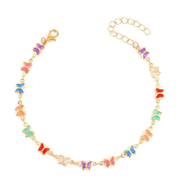 Wei&szlig;er Kristall Schmuckset Eisen emailliert, Eisen Std Gelb image number 4