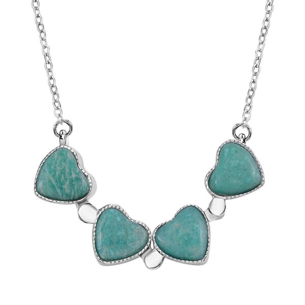 Amazonit und hellblaues Kristall 2-Wege-Schmuckset image number 6