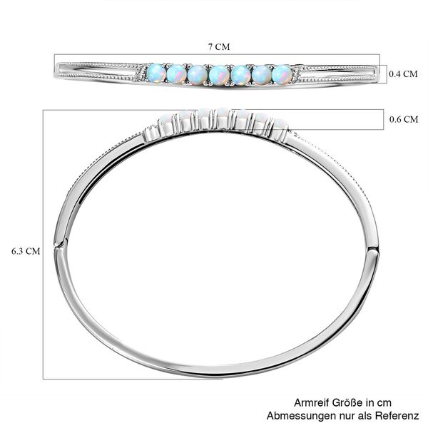 AA natürlicher, äthiopischer Welo Opal-Armreif, 19 cm - 1,38 ct. image number 6