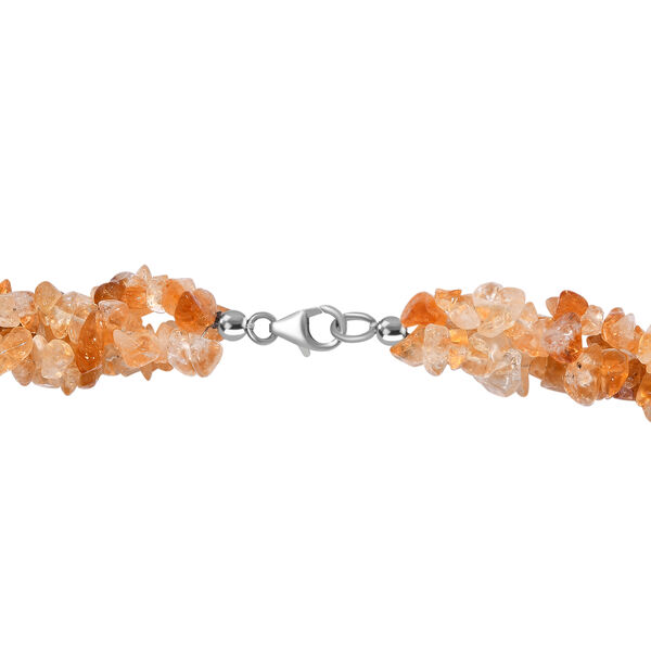 Citrin Halskette, 50 cm - 370 ct. image number 4