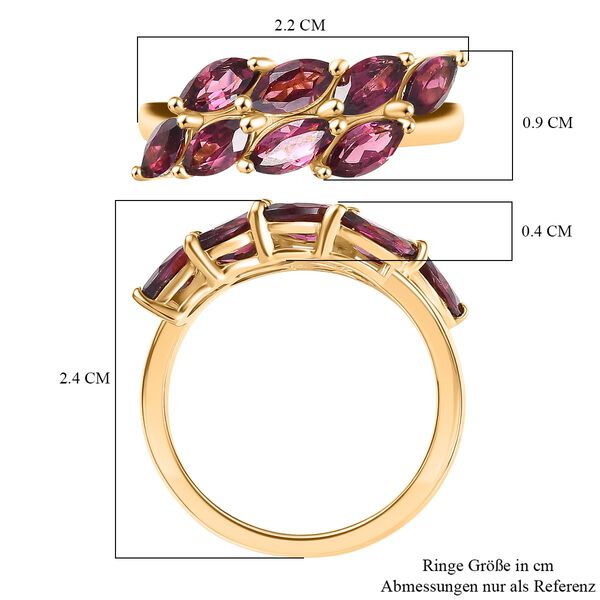 D'Joy AA Rhodolith Granat Ring - 2,42 ct. image number 7