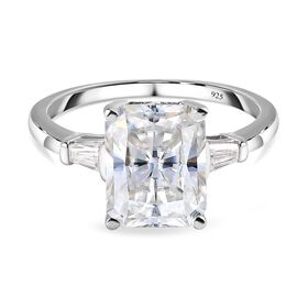Moissanit-Anhänger mit Kette - 3,49 ct.