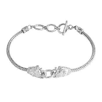 Royal Bali D'Joy 20cm Panther-Armband in 925 Silber