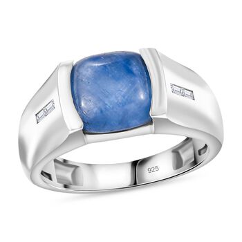 Kyanit und Zirkon Ring - 3,08 ct.