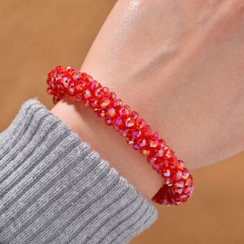 Flexibles, rotes Magie Farbe Kristall-Armband