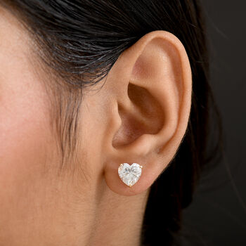 Moissanit Ohrringe in 585 Gold - 3,74 ct.