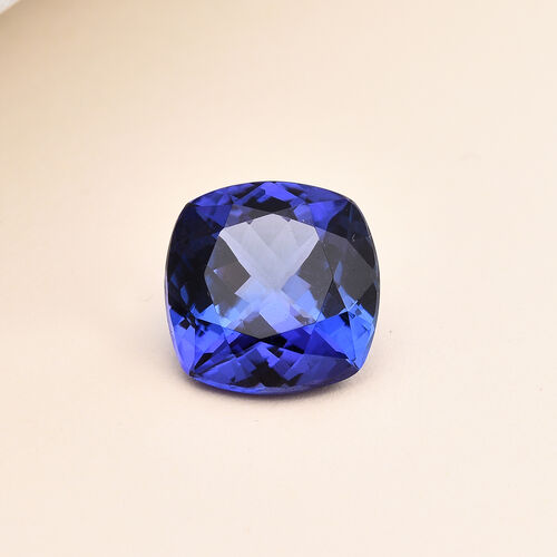 AAAA ungefasster Tansanit-Edelstein, Trillant- und Facettenschliff - 3 ct. image number 1