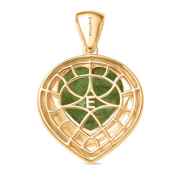 EverTrue gr&uuml;ner T&uuml;rkis Anh&auml;nger - 16,82 ct. image number 5