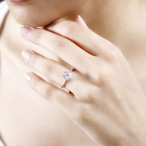 Merkur mystischer Topas Ring 925 Silber (Gr&ouml;&szlig;e 20.00) ca. 1,20 ct image number 3