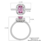 RHAPSODY AAAA rosa Saphir und Diamant-Ring, 950 Platin  ca. 1,16 ct image number 5