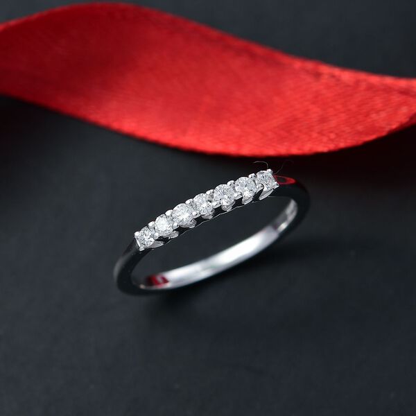 LUXURIANT DIAMOND - Lab Grown Diamant SI-GH Ring 925 Silber rhodiniert (Größe 20.00) ca. 0.25 ct image number 1