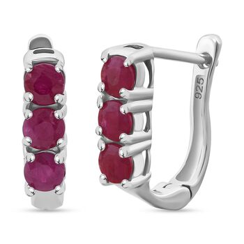 Burma Rubin Ohrringe - 1,44 ct.