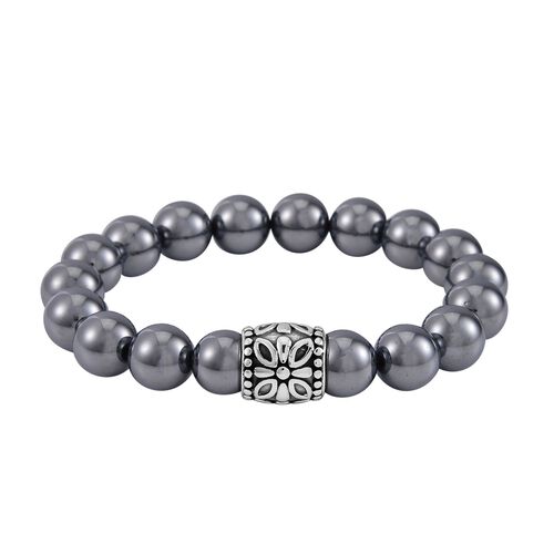 Terahertz  Armband Flexibles Schwarz oxidiert ca. 115.00 ct image number 0