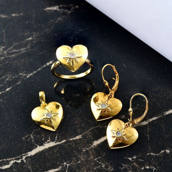 Schmuckset mit Diamantakzenten im Herz-Design image number 2