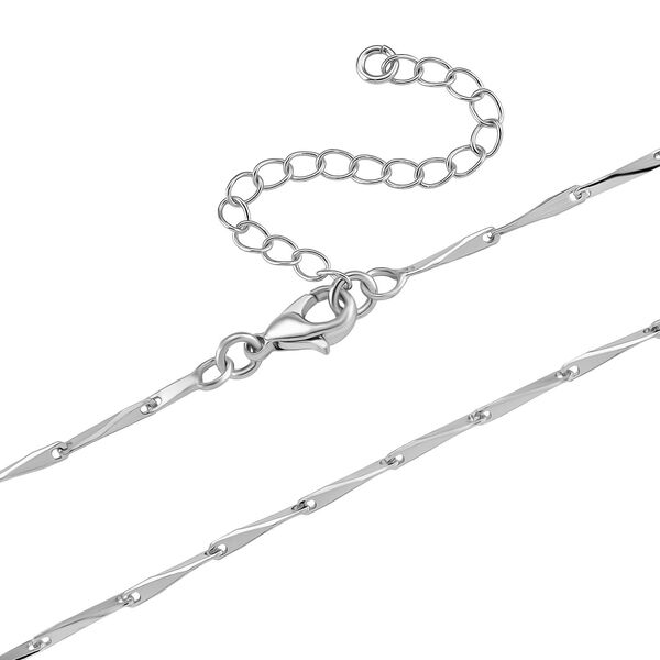 Leopardenkopf-Anhänger mit 44,5+5cm Kette in Silberton image number 4