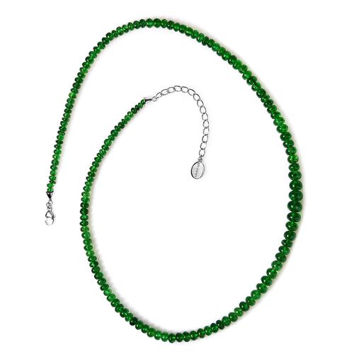 RHAPSODY zertifiziert und geprüft AAAA Tsavorite Granat Halskette in 950 Platin, 45 cm - 93,87 ct. image number 0