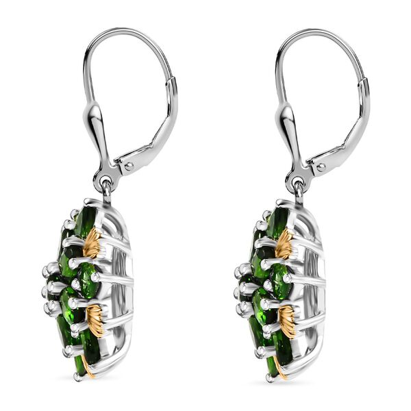 Nat&uuml;rliche Chromdiopsid-Ohrringe - 4,40 ct. image number 4