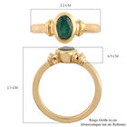 Grandidierit Ring 925 Silber vergoldet  ca. 0,77 ct image number 6