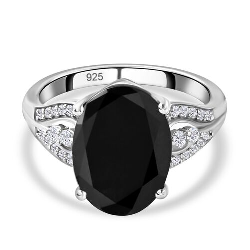 Elite Shungit und Zirkon-Ring - 4,21 ct. image number 0