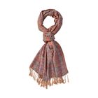 Paisley scarf100% viscosesize:175cm X70cm weight: 170gcolor:peach