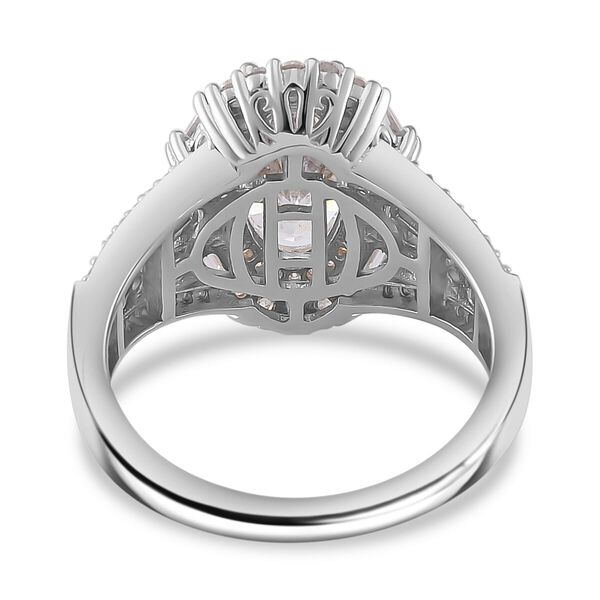 D'Joy Moissanit Ring und Anh&auml;nger mit 50cm Kette Oval image number 5