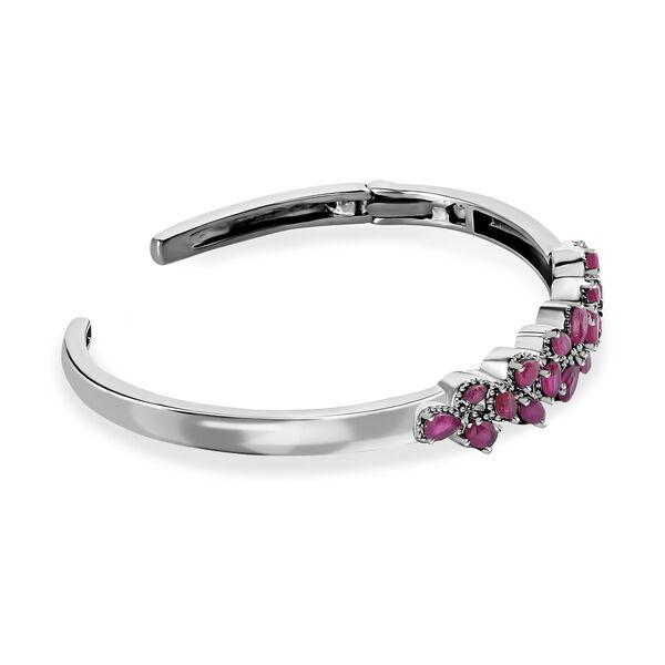Afrikanischer Rubin (Fissure gef&uuml;llt) Armreif, 19 cm - 4,52 ct. image number 4