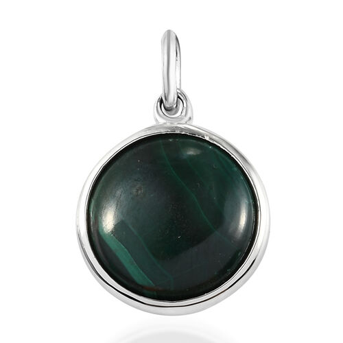 Malachit-Anhänger, 925 Silber ca. 12,21 ct image number 0
