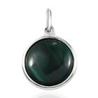 Malachit-Anhänger, 925 Silber ca. 12,21 ct