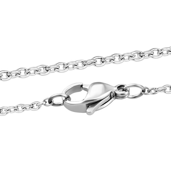 XOXO wei&szlig;er kubischer Zirkonia-Anh&auml;nger mit 50cm Kette - 0,24 ct. image number 7