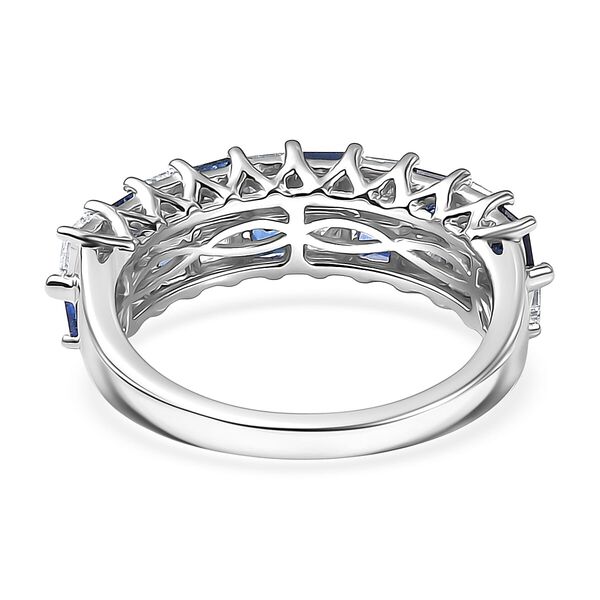 LUXURIANT DIAMOND - AAA Ceylon-Saphir, Lab Grown Diamant Ring 417 Gold (Gr&ouml;&szlig;e 16.50) ca. 2,20 ct image number 4