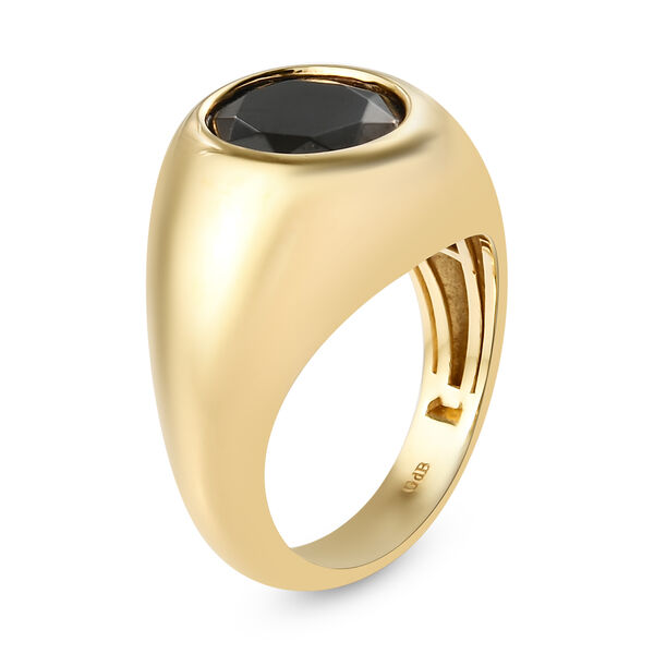 Elite Shungit Ring Messing IP-Gold  ca. 3,19 ct image number 5