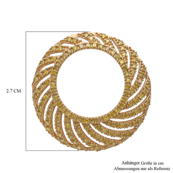 Gelber Diamant-Anhänger - 0,50 ct. image number 5