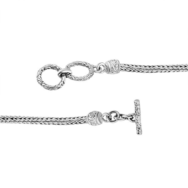 Moissanit Halskette ca. 50 cm 925 Silber ca. 1,34 ct. image number 6