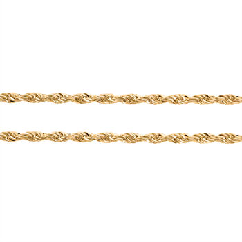 Seilkette in 585 Gold, 45cm - 1,50 Gramm