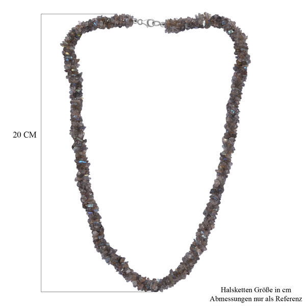 Labradorit Halskette, 50 cm - 370 ct. image number 5