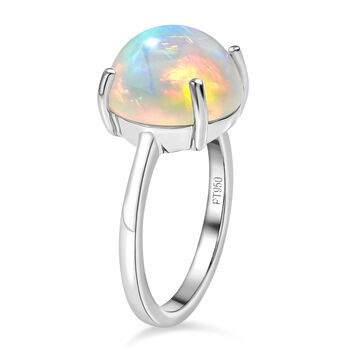 RHAPSODY AAAA nat&uuml;rlicher, &auml;thiopischer Welo Opal Ring in 950 Platin - 5 ct.