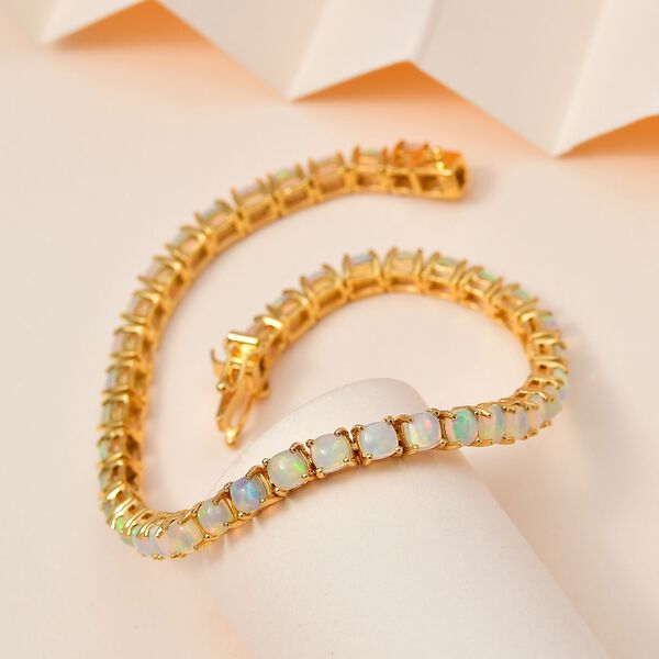 AA Nat&uuml;rliches, &auml;thiopisches Welo Opal Armband image number 2