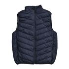 Beheizbare Weste mit 4 Heizzonen, inkl 5000Mah Solar Powerbank, Dunkelblau