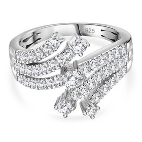 Moissanit Ring, ca. 1,05 ct.