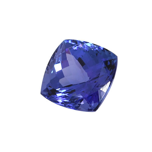 AAAA ungefasster Tansanit im Kissen-Facettenschliff - 2,64 ct. image number 1