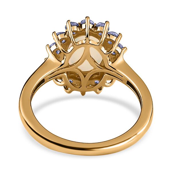 AA nat&uuml;rlicher, &auml;thiopischer Welo Opal und Tansanit-Ring - 1,74 ct. image number 7