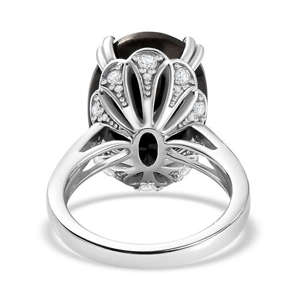 Elite Shungit und Zirkon Ring - 7,44 ct. image number 6