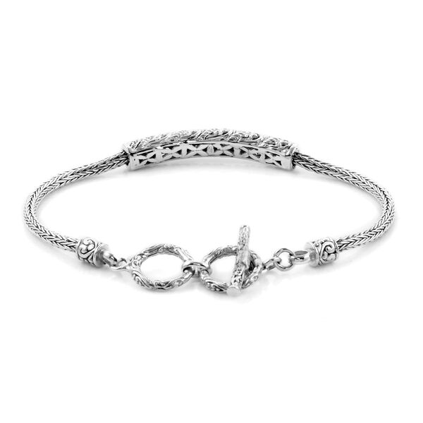 Royal Bali Kollektion - Tulang Naga Armband, ca. 19 cm, 925 Silber ca. 12,18g image number 3