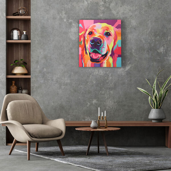 Leinwand Rahmen Digitaldruck Hunde-Wandbild, Größe 38x43 cm image number 2