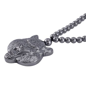 Terahertz Halskette ca. 50 cm 925 Silber rhodiniert ca. 219.10 ct